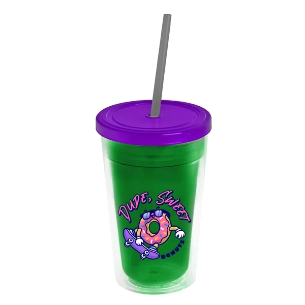 16 oz Double-Wall Insulated Transparent Tumblers... from ASI 40480 Koozie Group