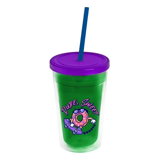 16 oz Double-Wall Insulated Transparent Tumblers... from ASI 40480 Koozie Group