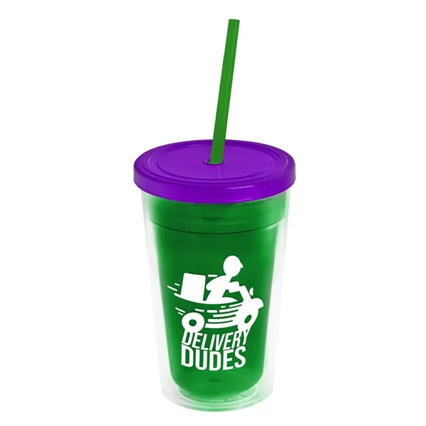 16 oz Double-Wall Insulated Transparent Tumblers... from ASI 40480 Koozie Group