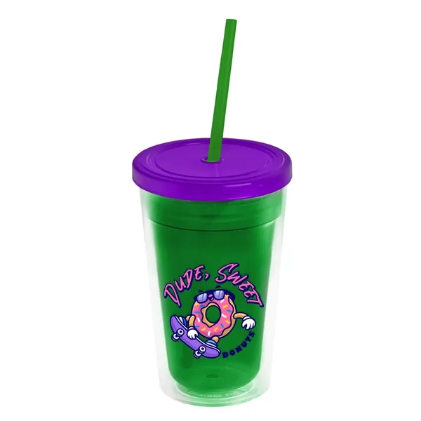 16 oz Double-Wall Insulated Transparent Tumblers... from ASI 40480 Koozie Group