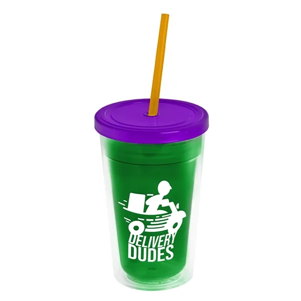 16 oz Double-Wall Insulated Transparent Tumblers... from ASI 40480 Koozie Group