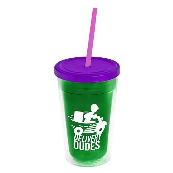 16 oz Double-Wall Insulated Transparent Tumblers... from ASI 40480 Koozie Group