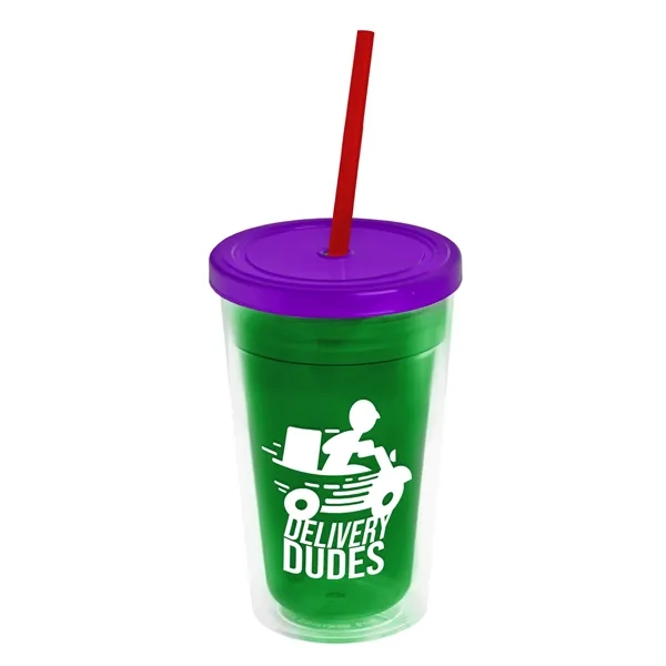 16 oz Double-Wall Insulated Transparent Tumblers... from ASI 40480 Koozie Group