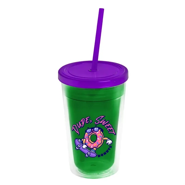 16 oz Double-Wall Insulated Transparent Tumblers... from ASI 40480 Koozie Group