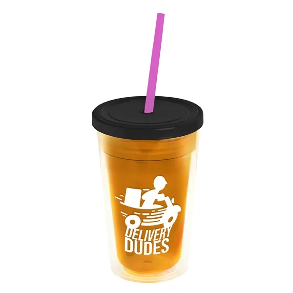 16 oz Double-Wall Insulated Transparent Tumblers... from ASI 40480 Koozie Group