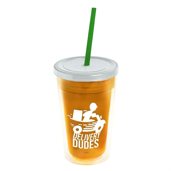 16 oz Double-Wall Insulated Transparent Tumblers... from ASI 40480 Koozie Group