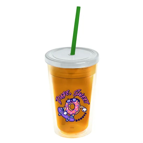 16 oz Double-Wall Insulated Transparent Tumblers... from ASI 40480 Koozie Group