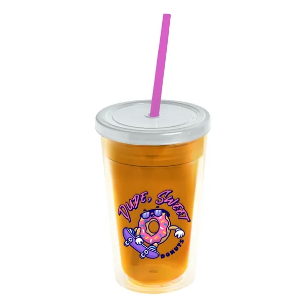 16 oz Double-Wall Insulated Transparent Tumblers... from ASI 40480 Koozie Group