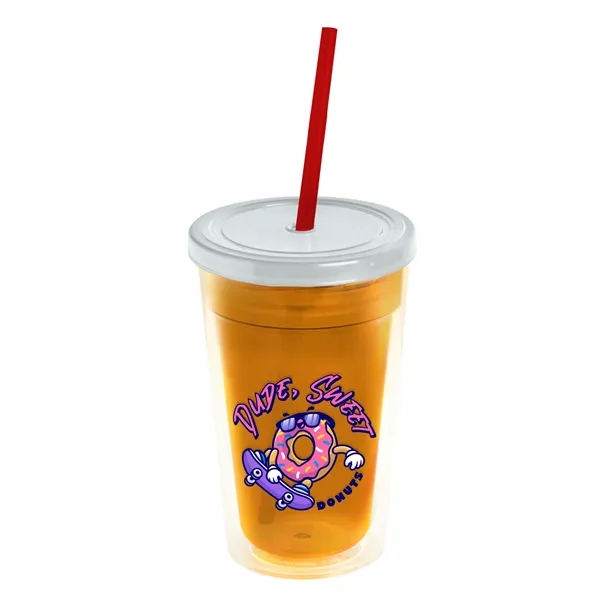16 oz Double-Wall Insulated Transparent Tumblers... from ASI 40480 Koozie Group