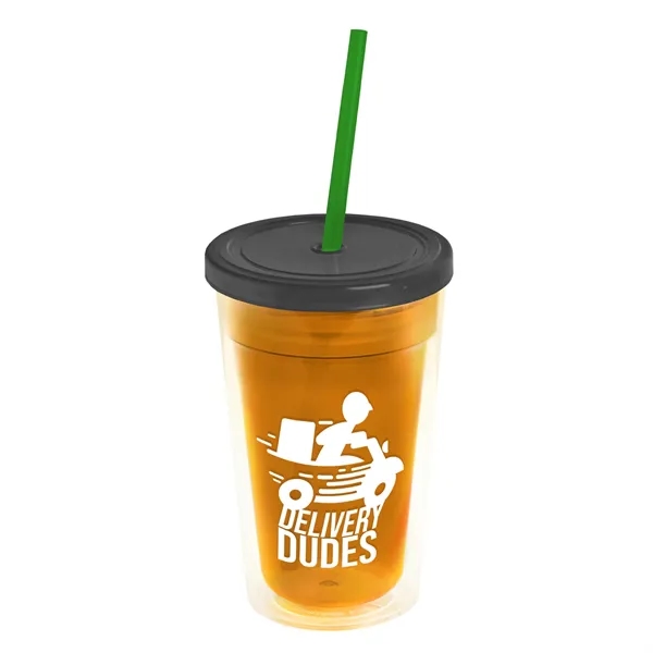 16 oz Double-Wall Insulated Transparent Tumblers... from ASI 40480 Koozie Group