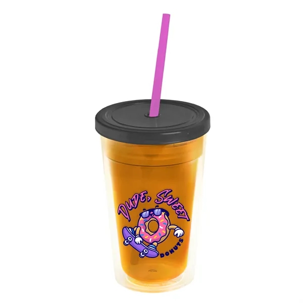 16 oz Double-Wall Insulated Transparent Tumblers... from ASI 40480 Koozie Group