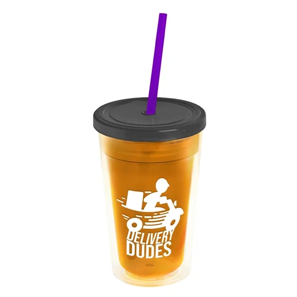 16 oz Double-Wall Insulated Transparent Tumblers... from ASI 40480 Koozie Group