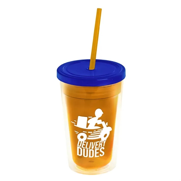 16 oz Double-Wall Insulated Transparent Tumblers... from ASI 40480 Koozie Group