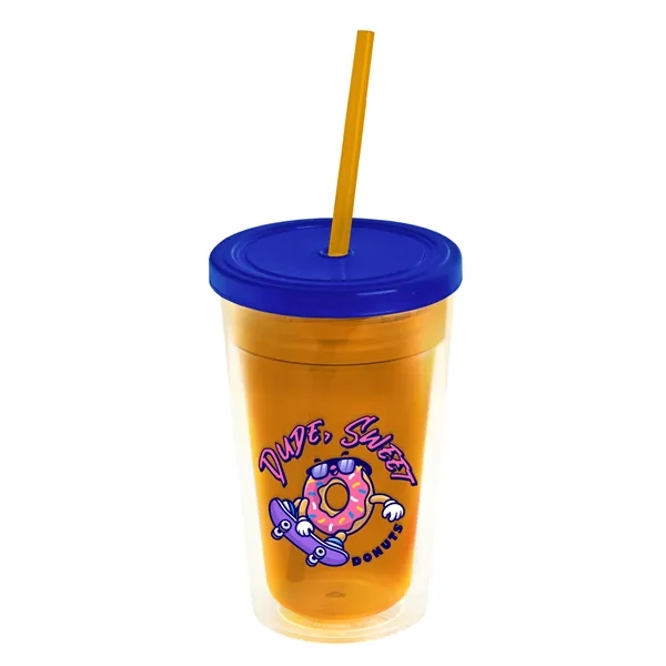 16 oz Double-Wall Insulated Transparent Tumblers... from ASI 40480 Koozie Group