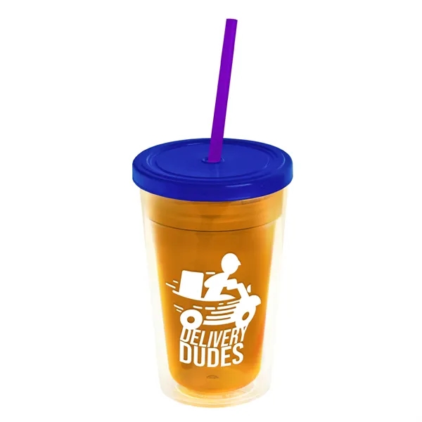 16 oz Double-Wall Insulated Transparent Tumblers... from ASI 40480 Koozie Group