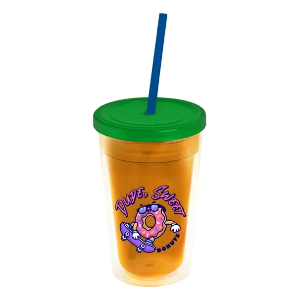 16 oz Double-Wall Insulated Transparent Tumblers... from ASI 40480 Koozie Group