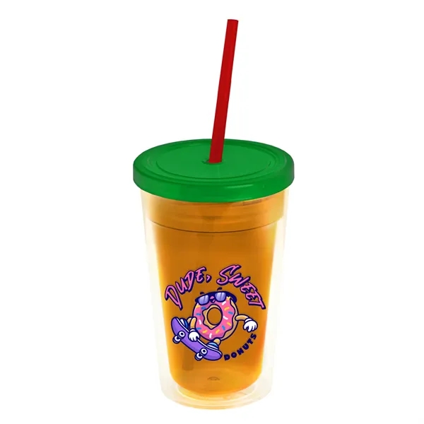 16 oz Double-Wall Insulated Transparent Tumblers... from ASI 40480 Koozie Group