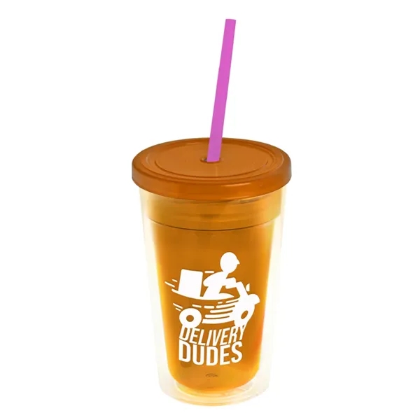 16 oz Double-Wall Insulated Transparent Tumblers... from ASI 40480 Koozie Group