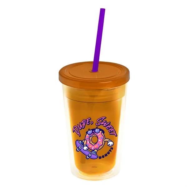 16 oz Double-Wall Insulated Transparent Tumblers... from ASI 40480 Koozie Group