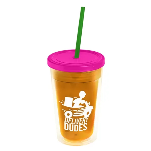 16 oz Double-Wall Insulated Transparent Tumblers... from ASI 40480 Koozie Group