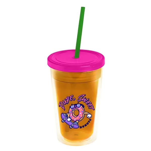 16 oz Double-Wall Insulated Transparent Tumblers... from ASI 40480 Koozie Group