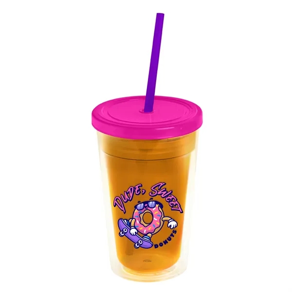 16 oz Double-Wall Insulated Transparent Tumblers... from ASI 40480 Koozie Group