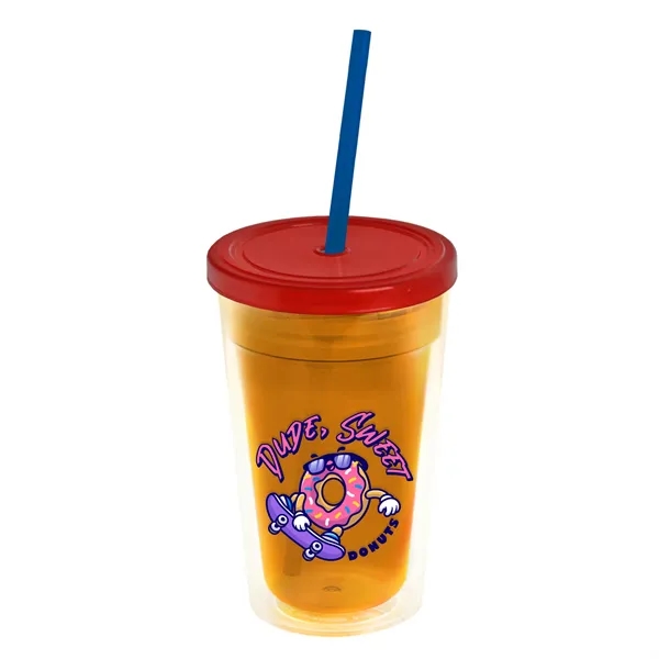 16 oz Double-Wall Insulated Transparent Tumblers... from ASI 40480 Koozie Group