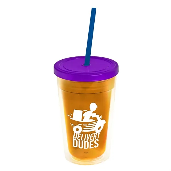 16 oz Double-Wall Insulated Transparent Tumblers... from ASI 40480 Koozie Group