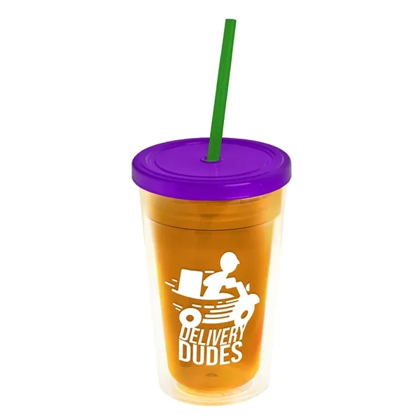 16 oz Double-Wall Insulated Transparent Tumblers... from ASI 40480 Koozie Group