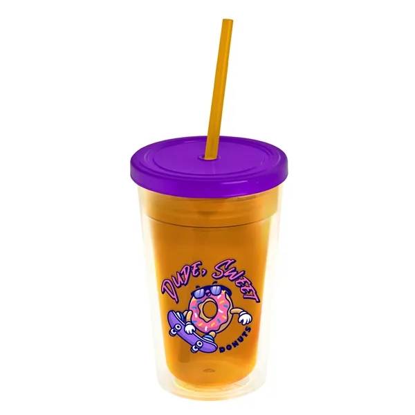 16 oz Double-Wall Insulated Transparent Tumblers... from ASI 40480 Koozie Group