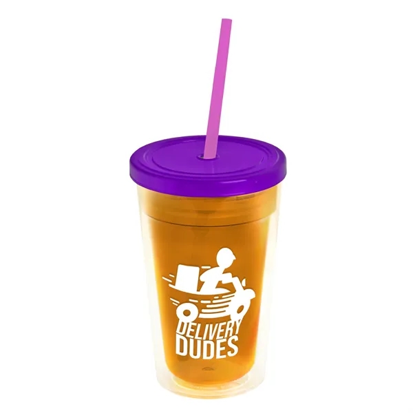 16 oz Double-Wall Insulated Transparent Tumblers... from ASI 40480 Koozie Group