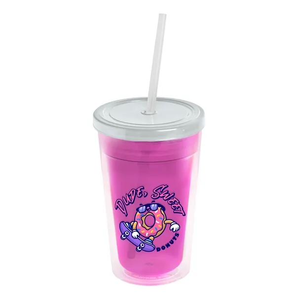 16 oz Double-Wall Insulated Transparent Tumblers... from ASI 40480 Koozie Group