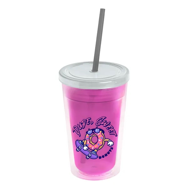 16 oz Double-Wall Insulated Transparent Tumblers... from ASI 40480 Koozie Group