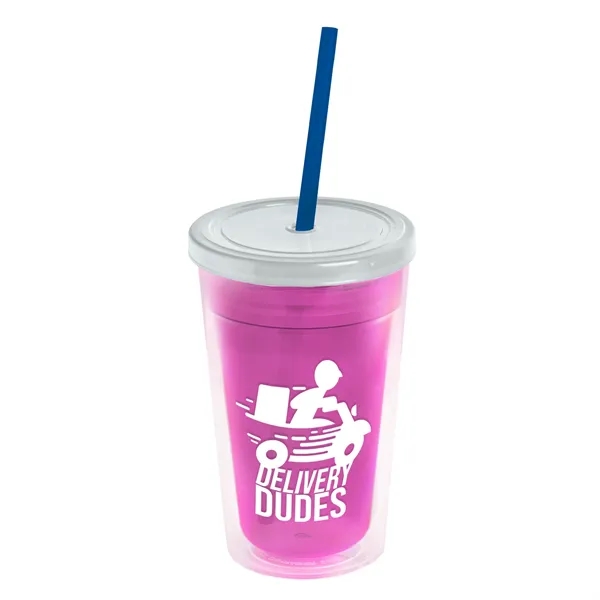 16 oz Double-Wall Insulated Transparent Tumblers... from ASI 40480 Koozie Group