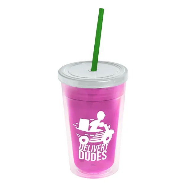 16 oz Double-Wall Insulated Transparent Tumblers... from ASI 40480 Koozie Group
