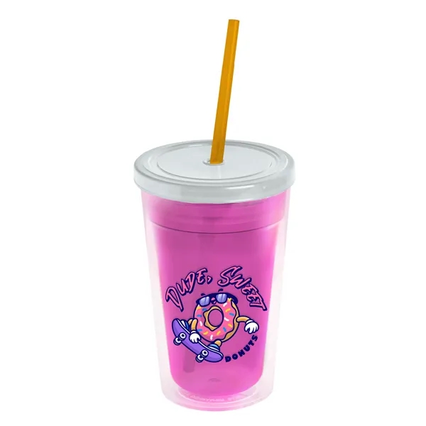16 oz Double-Wall Insulated Transparent Tumblers... from ASI 40480 Koozie Group