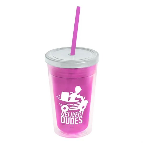 16 oz Double-Wall Insulated Transparent Tumblers... from ASI 40480 Koozie Group