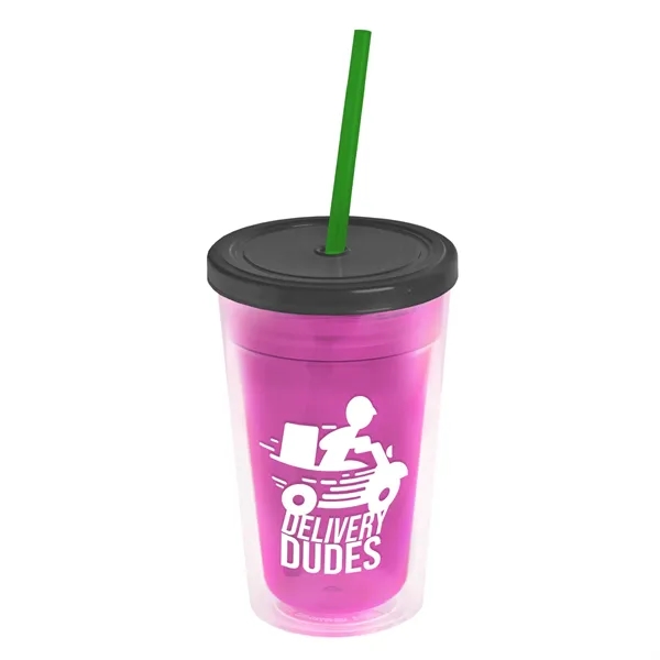 16 oz Double-Wall Insulated Transparent Tumblers... from ASI 40480 Koozie Group