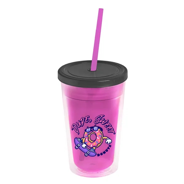 16 oz Double-Wall Insulated Transparent Tumblers... from ASI 40480 Koozie Group