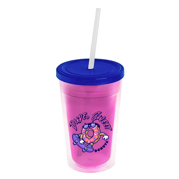 16 oz Double-Wall Insulated Transparent Tumblers... from ASI 40480 Koozie Group