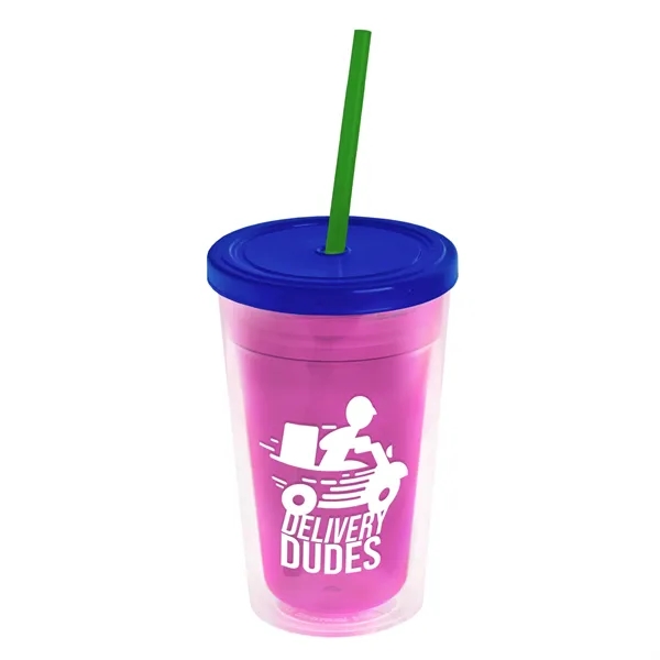 16 oz Double-Wall Insulated Transparent Tumblers... from ASI 40480 Koozie Group