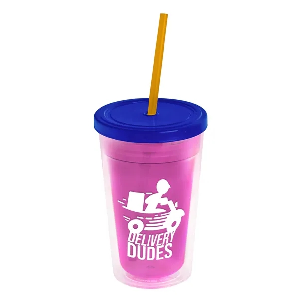 16 oz Double-Wall Insulated Transparent Tumblers... from ASI 40480 Koozie Group
