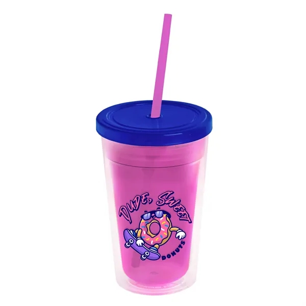 16 oz Double-Wall Insulated Transparent Tumblers... from ASI 40480 Koozie Group