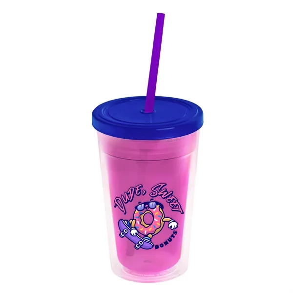 16 oz Double-Wall Insulated Transparent Tumblers... from ASI 40480 Koozie Group