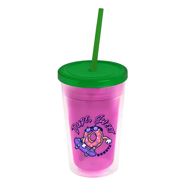 16 oz Double-Wall Insulated Transparent Tumblers... from ASI 40480 Koozie Group