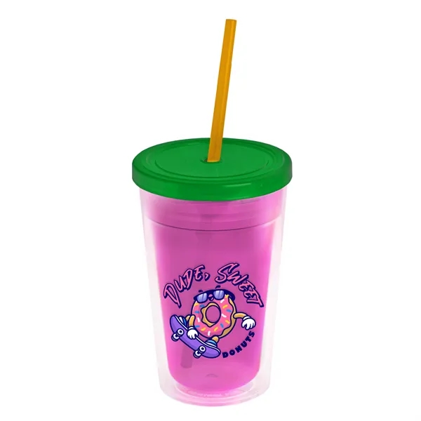 16 oz Double-Wall Insulated Transparent Tumblers... from ASI 40480 Koozie Group