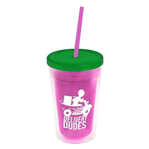 16 oz Double-Wall Insulated Transparent Tumblers... from ASI 40480 Koozie Group