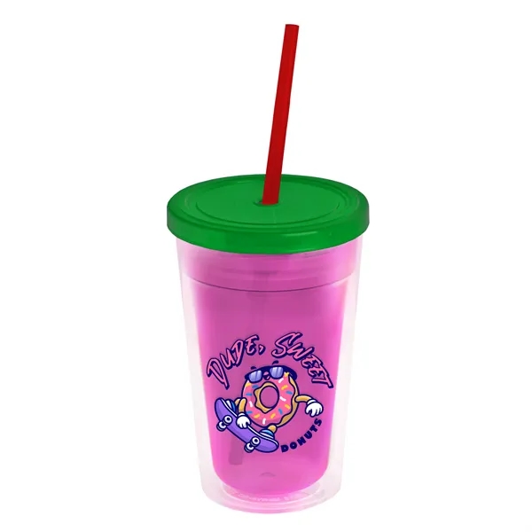 16 oz Double-Wall Insulated Transparent Tumblers... from ASI 40480 Koozie Group