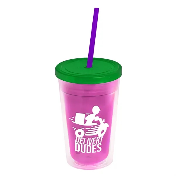 16 oz Double-Wall Insulated Transparent Tumblers... from ASI 40480 Koozie Group