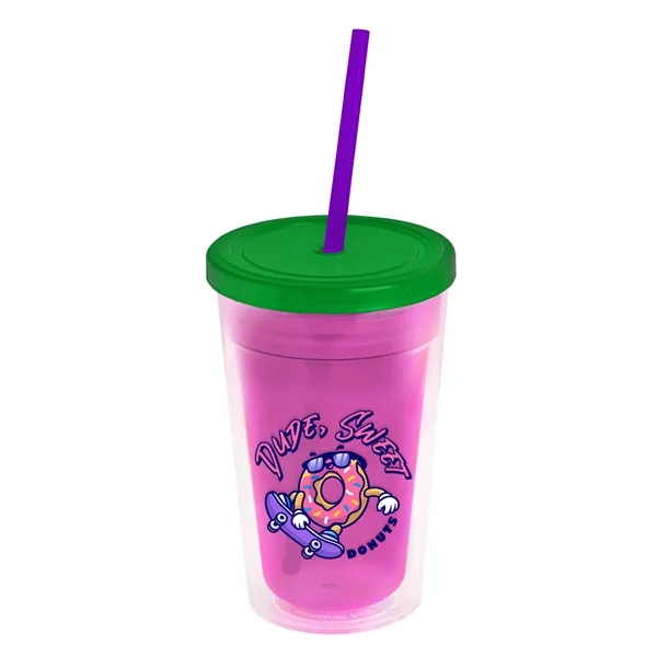 16 oz Double-Wall Insulated Transparent Tumblers... from ASI 40480 Koozie Group